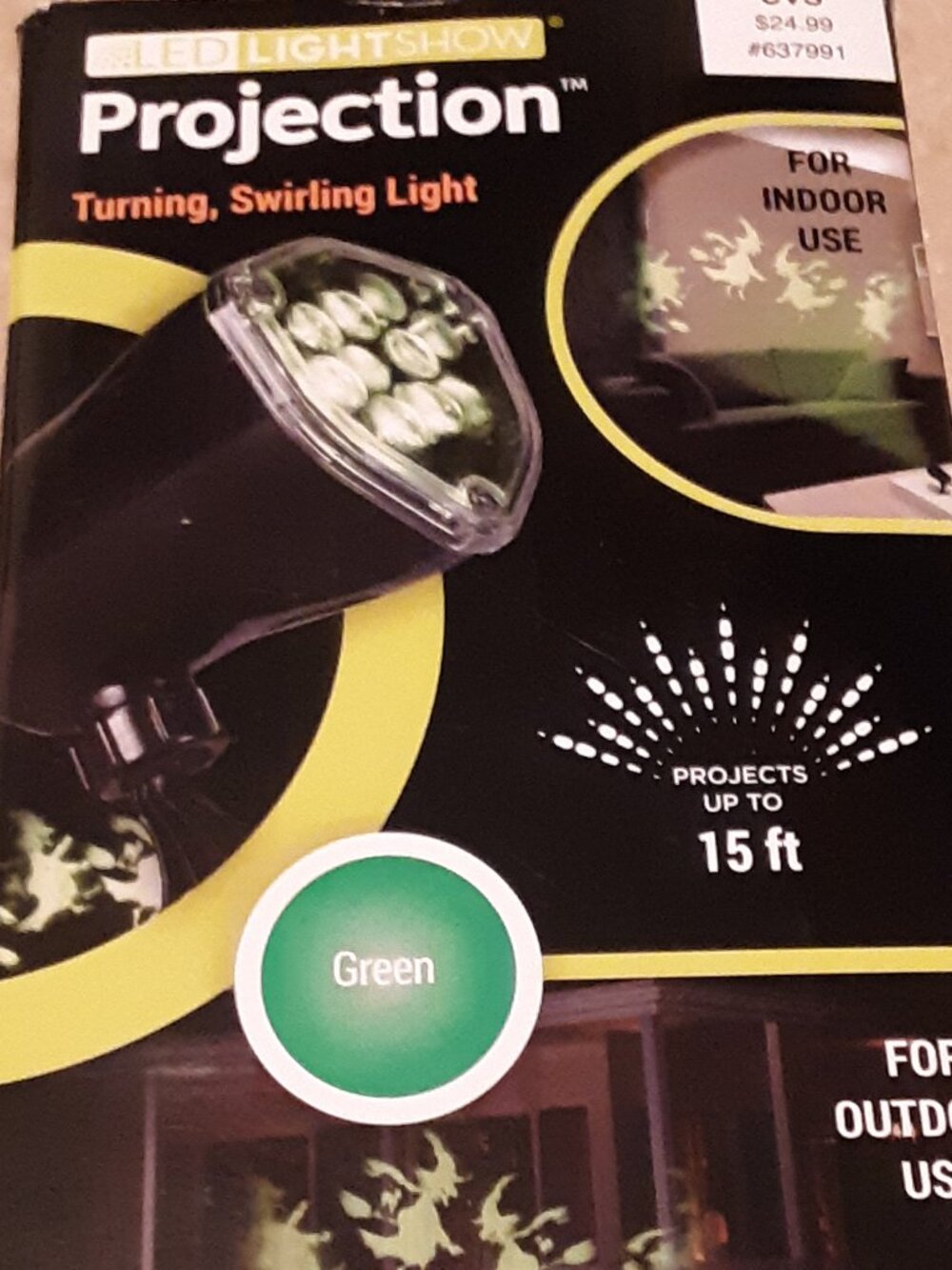 Halloween Led light show projection